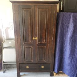 Pier 1 Wood Media Cabinet/Dresser 