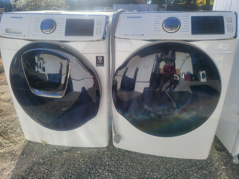 Samsung Washer And Dryer Set Electric 