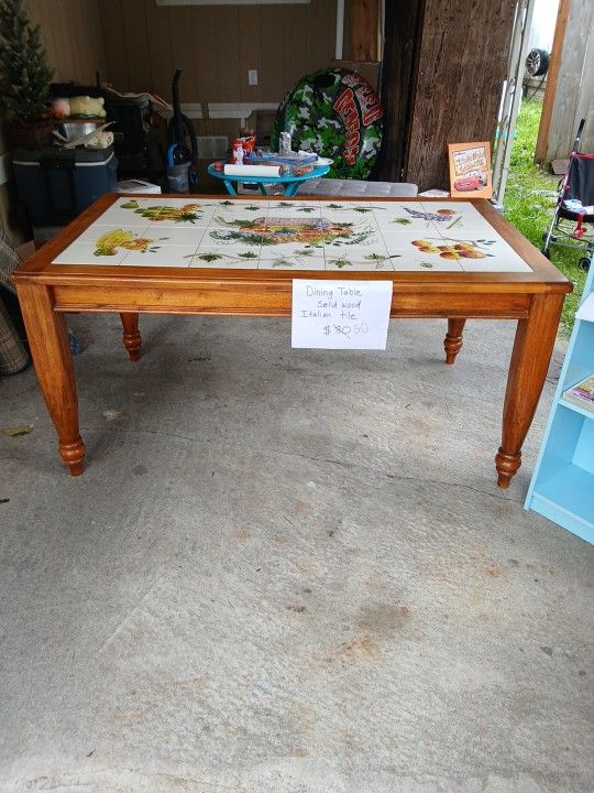 Solid Wood Dining Table