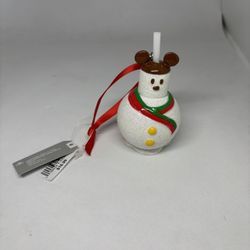 MICKEY EARS MARSHMALLOW SNOWMAN BRAND NEW