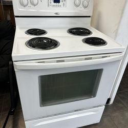 Whirlpool White Electric Stove 