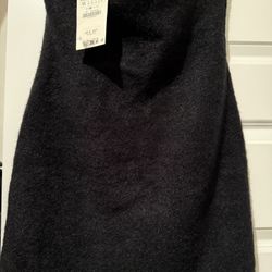Black Woolen Dress Zara