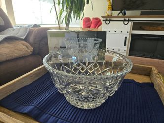 Crystal Salad Bowl
