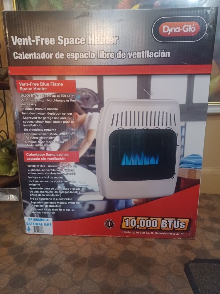Dyna Glo 10,000 BTU Natural Gas Blue Flame Vent Free Wall Heater