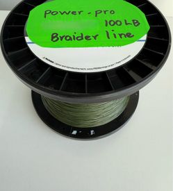Power pro braided fishing line 100lb