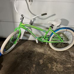 Lime Green Beach Cruiser Bike Bicycle