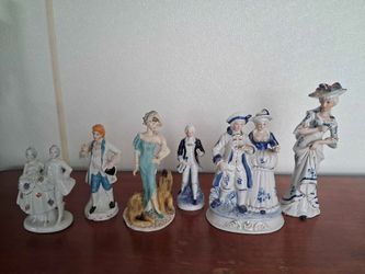 Vintage Porcelain Figurines Lot of 6