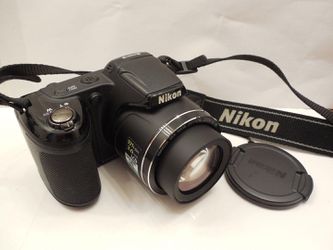 Nikon Coolpix L810 16.1 MP Compact Digital Camera - 720p - Black Sensor size:Compact Sensor Features:With Image Stabilization, With Video Sensor