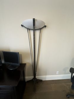 Stunning Torchiere Floor Lamp - 72 Inches Tall
