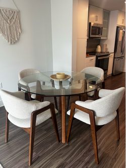 CB2 TABLE + CHAIRS