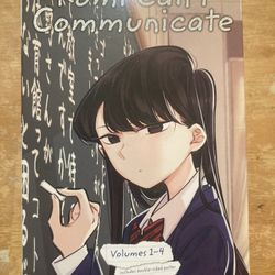 Komi Can't Communicate Manga Box Set Vol 1-4