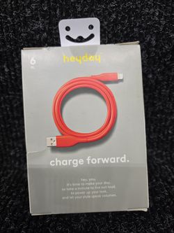 Iphone charger 6ft orange