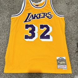 Magic Johnson Lakers Jersey