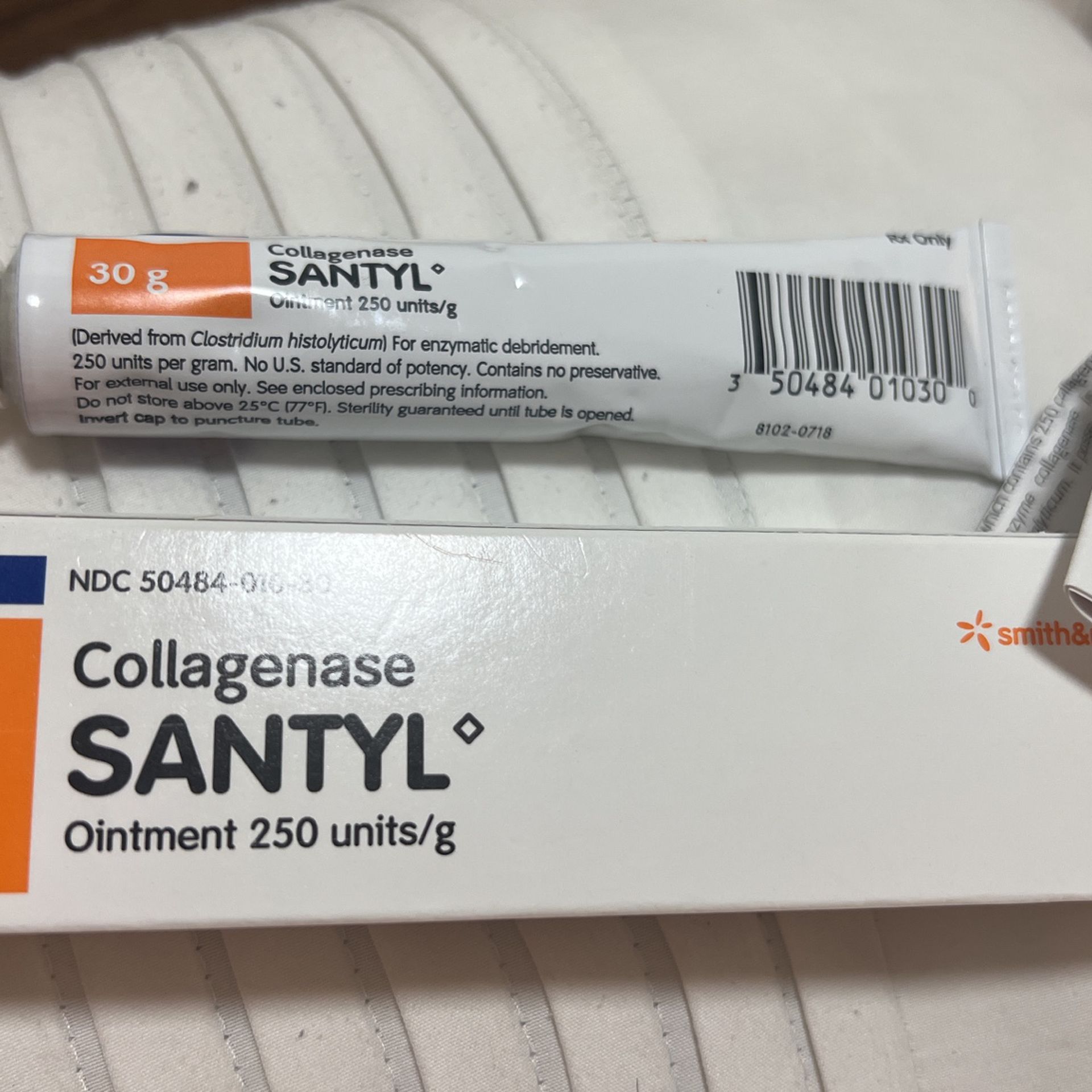Collagenase SANTYL  Ointment.