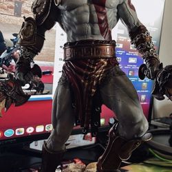 Sideshow God Of War Kratos Statue Figure Resin Model Collectible