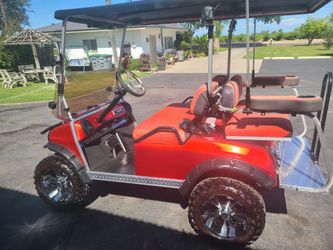 Awesome  Lifted golf cart GAS