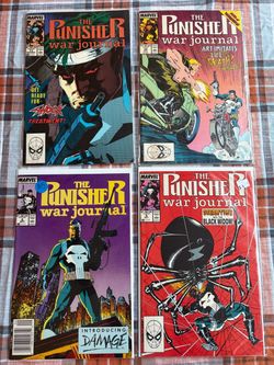 Punisher War Journal Lot! Jim Lee! 80s Marvel Comics!