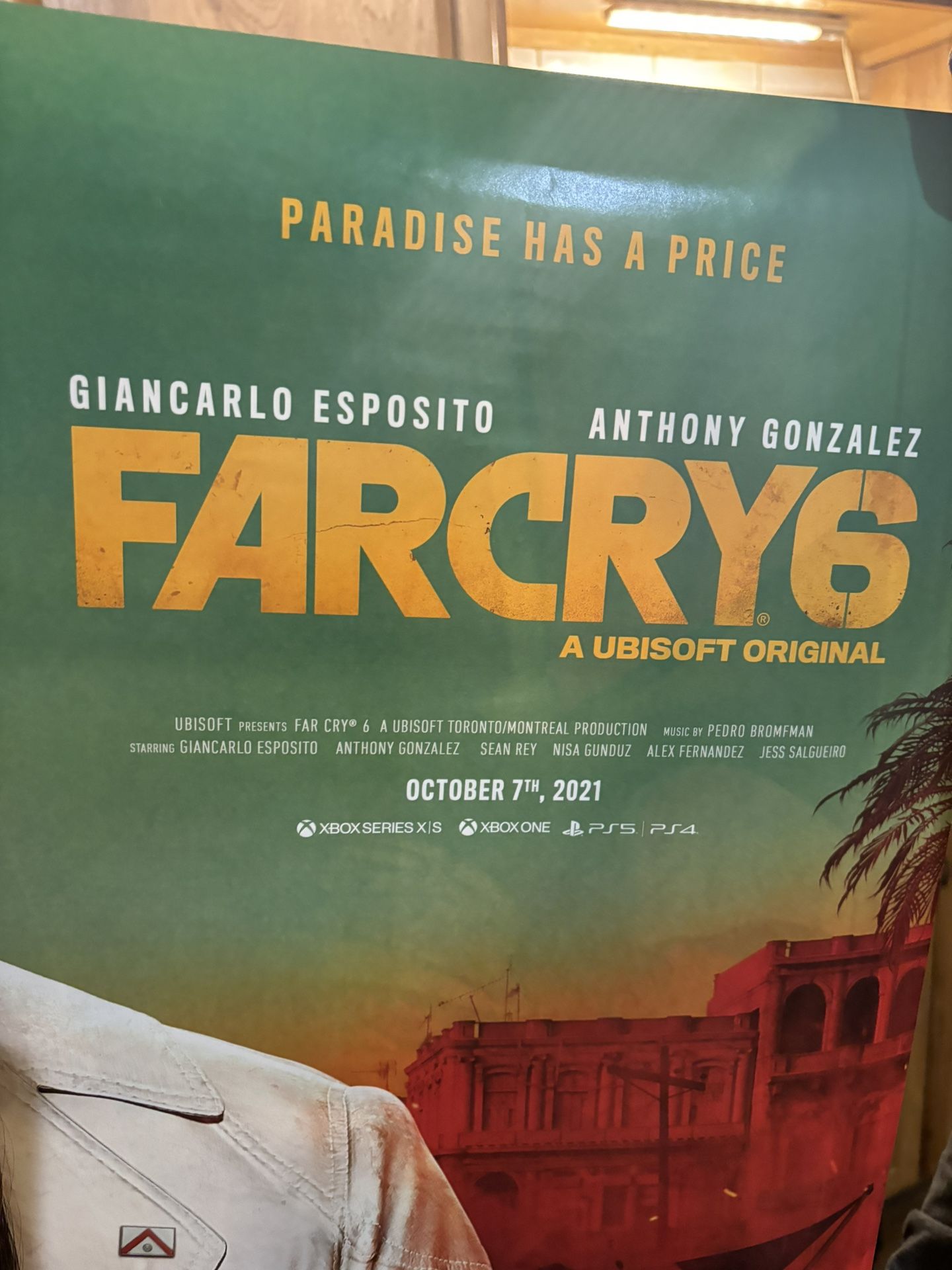 Brand New 2021 FAR CRY 6 A UBI Soft Original Double Sided Video Game Poster