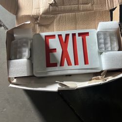 Emergency Exit Light. New. Electric LED