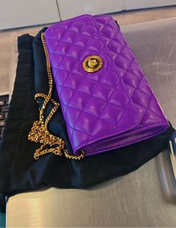 Versace Clutch Royal Purple