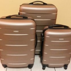 Merax Luggage 3 Piece Set, Hard Shell