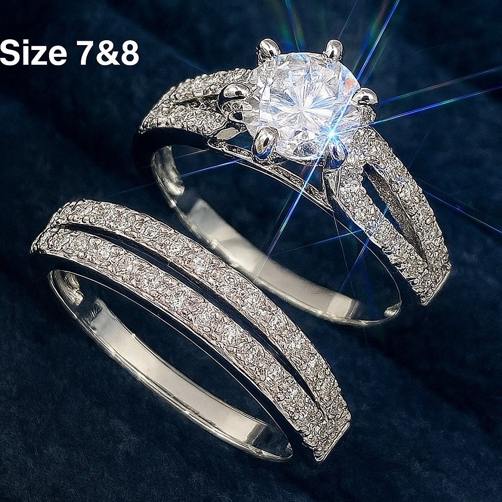 Engagement ring with box