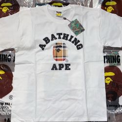 White Bape Tee