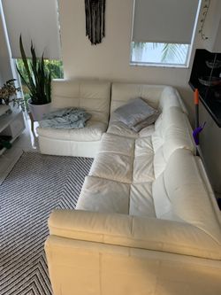White couch