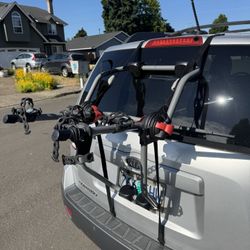 Yakima Trunk Mount Bike Rack - Holds 2 Bikes - Great Condition!