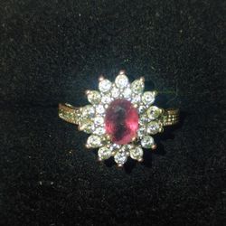 Pink Diamond Ring