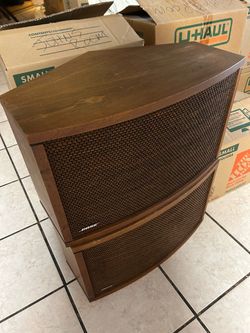 Bose 901 Series IV Direct/Reflecting Standing Speaker Pair 8 Ohm Brown Wood