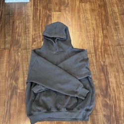 Drop Shoulder Hoodie - Dark Gray 