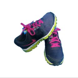 Kids Nike dual fusion st 2 Running Athletic Shoes 456970-008  size 3.5 y Gym 