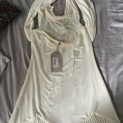 Melina Slinky Off the shoulder Mini Dress 