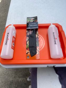 Blackstone Rectangle Griddle Serving Trays in Orange,