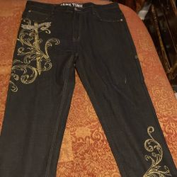 Black and gold Game Time Jean [42]