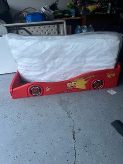 Child bed new mattress