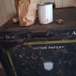 Victor Antique Safe From Bicknell Bank