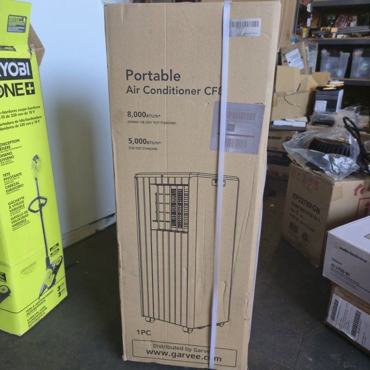 GARVEE 8000 BTU AC Unit 350 Sq. Ft. 3-in-1 Compact Window Air Conditioner
