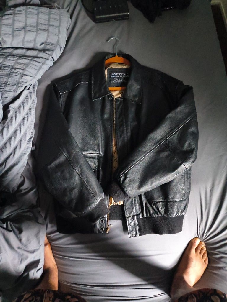 Authentic Air Force Leather Bomber
