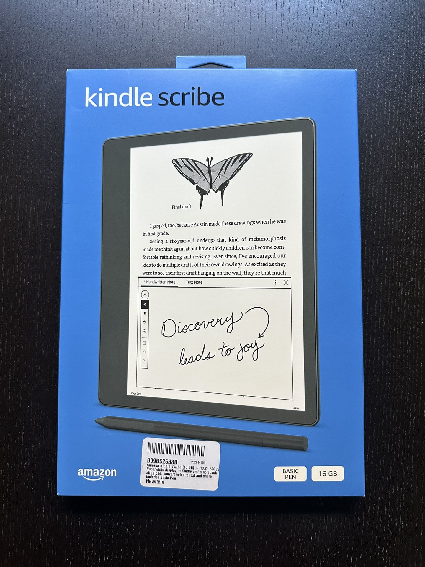 [Brand New] Amazon Kindle Scribe 16GB 10.2” Paperwhite Display With Premium Pen