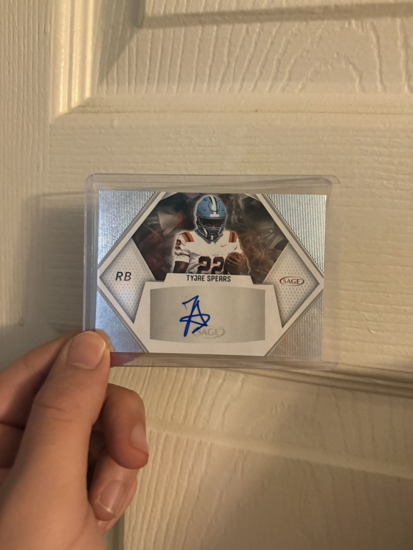 2023 SAGE High Series Auto Silver Tyjae Spears #A-TS3 Rookie Auto RC Titans