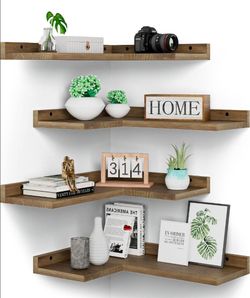 Corner shelves