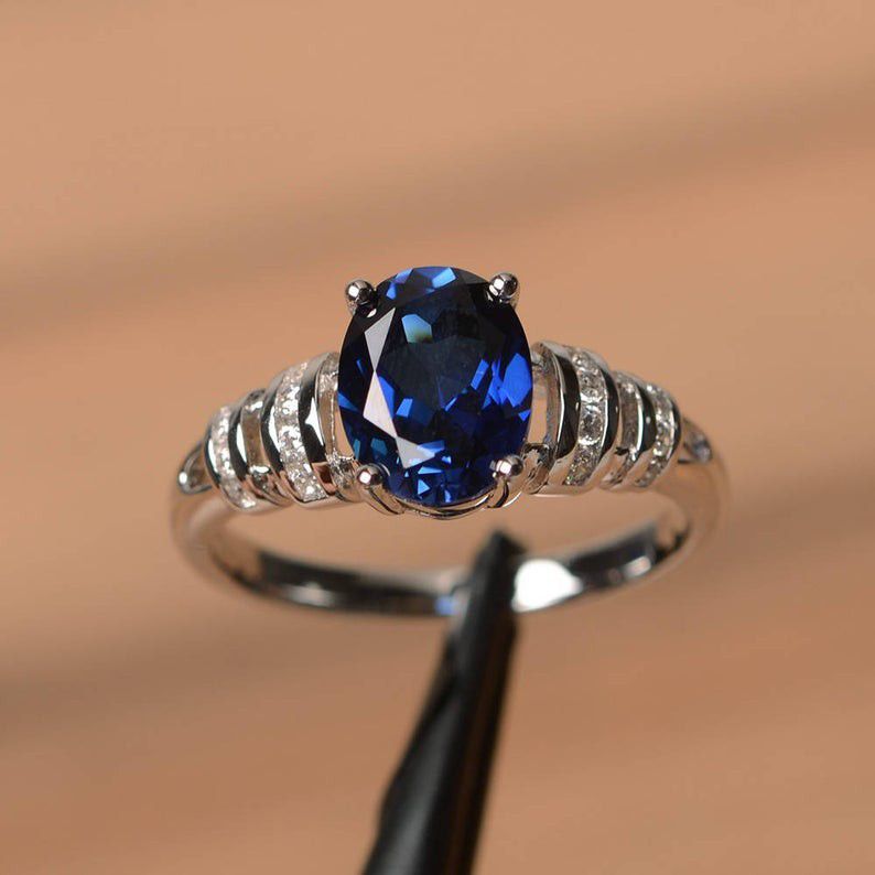 "Refine Oval Pure Zircon Romantic Silver Elegant Rings for Women, PD354
 
  