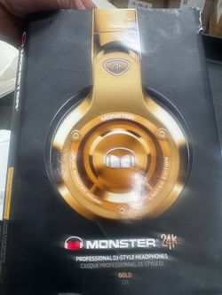 Monster 24k Professional Dj style headphones