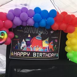 Among Us Balloon Garland 