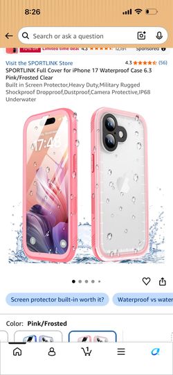 Sportlink waterproof phone case