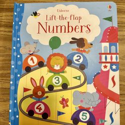 Usborne numbers board kids book