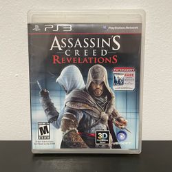 Assassin’s Creed Revelations PS3 Like New CIB PlayStation 3 Game 3D Black Label