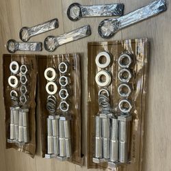 M24 x 120 Nut (4) M24 Bolt (4) M24 Flat Washer (4) M24 Split Lock Washer (4) & Wrench In Each Bag